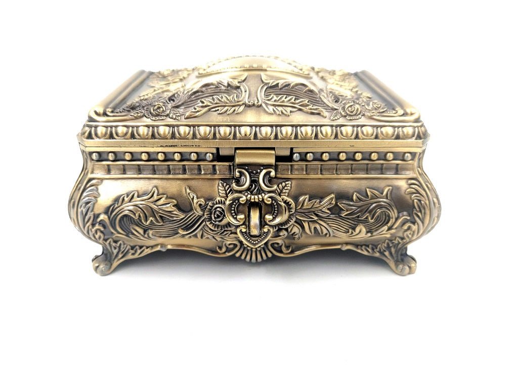 Coffret métallique doré - 21-20L