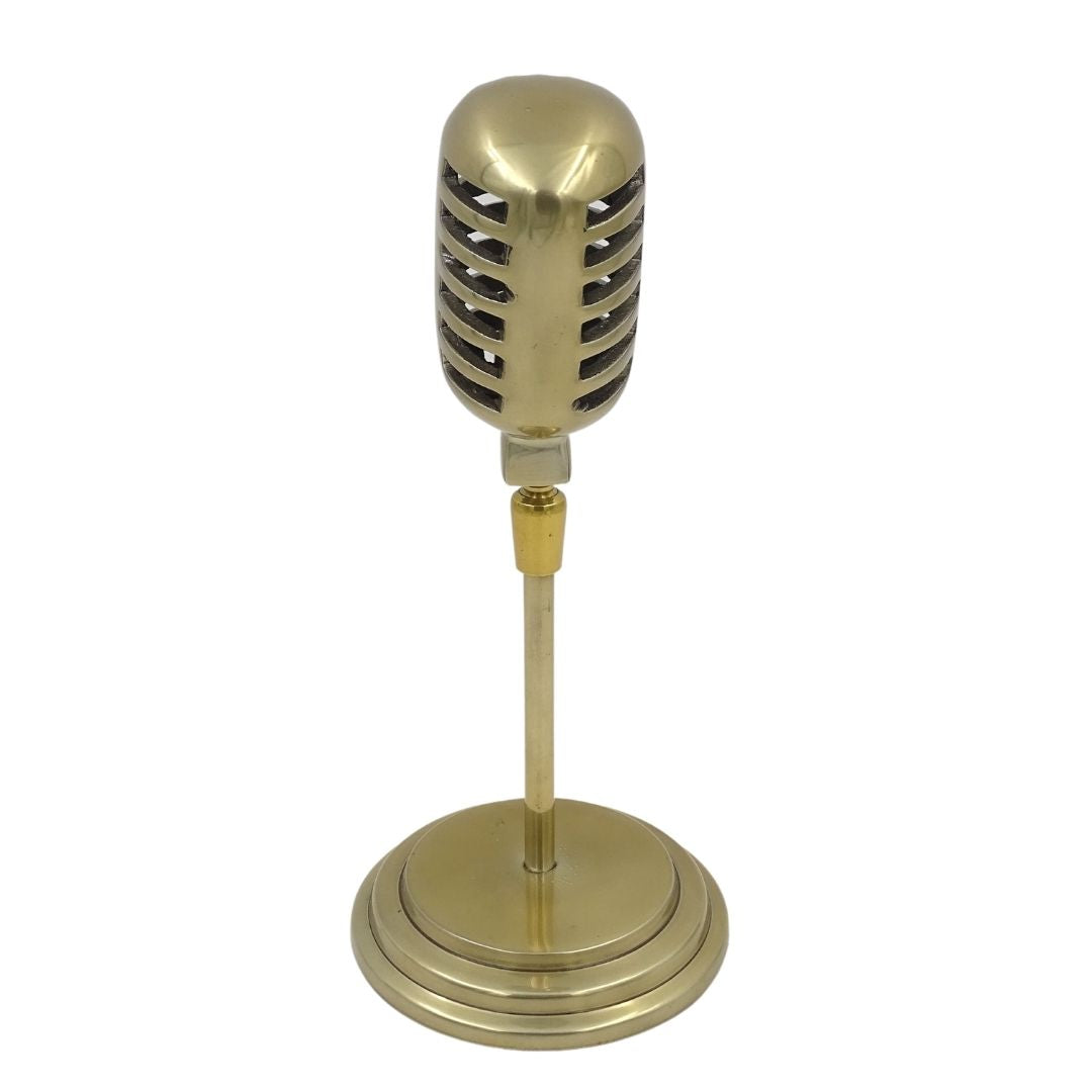 Statuette de microphone rétro - 92715B