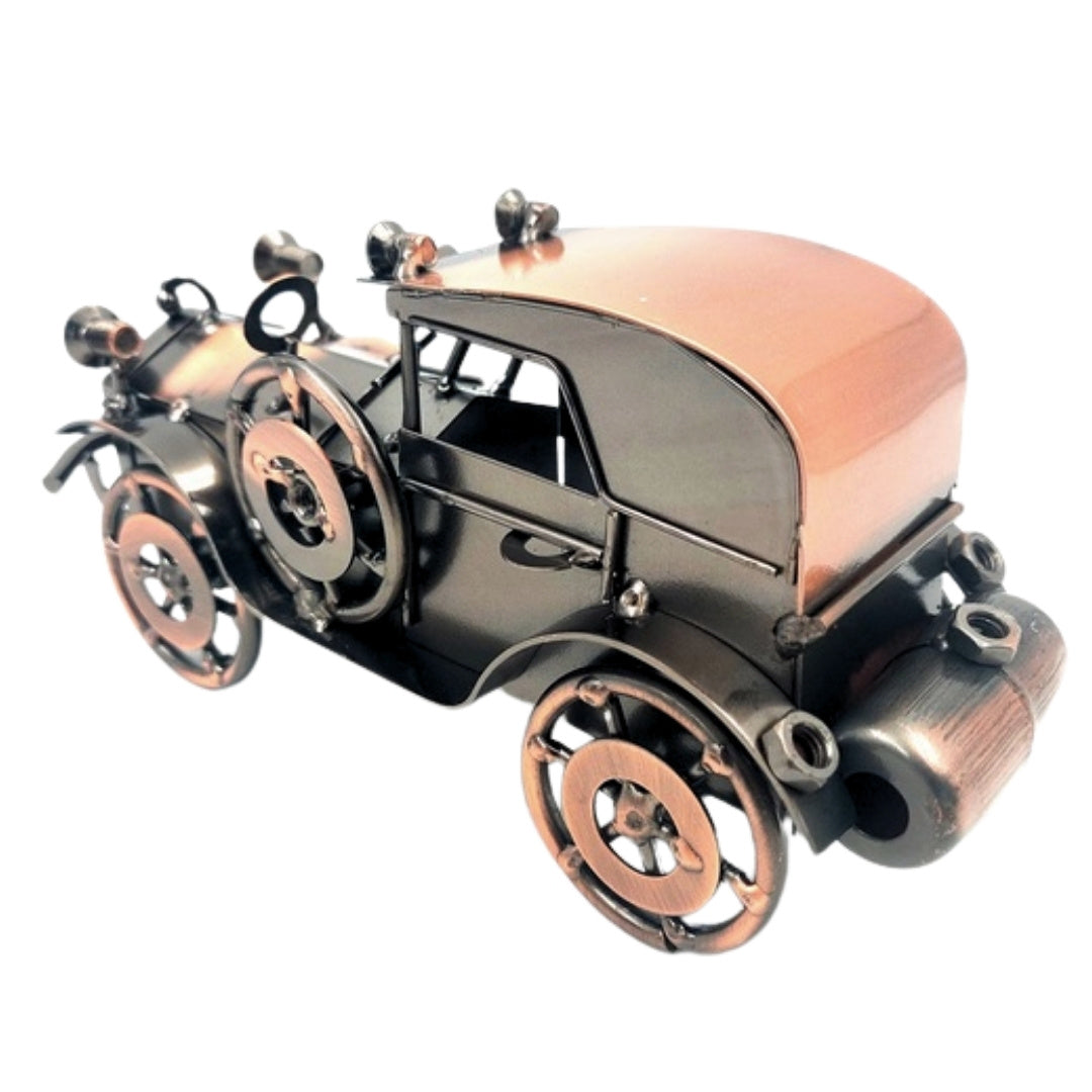 Modèle métallique d’automobile rétro, décoration de voiture vintage - Q87