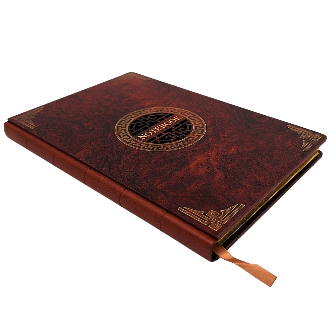 Carnet élégant A5 avec couverture en bois – EE1
