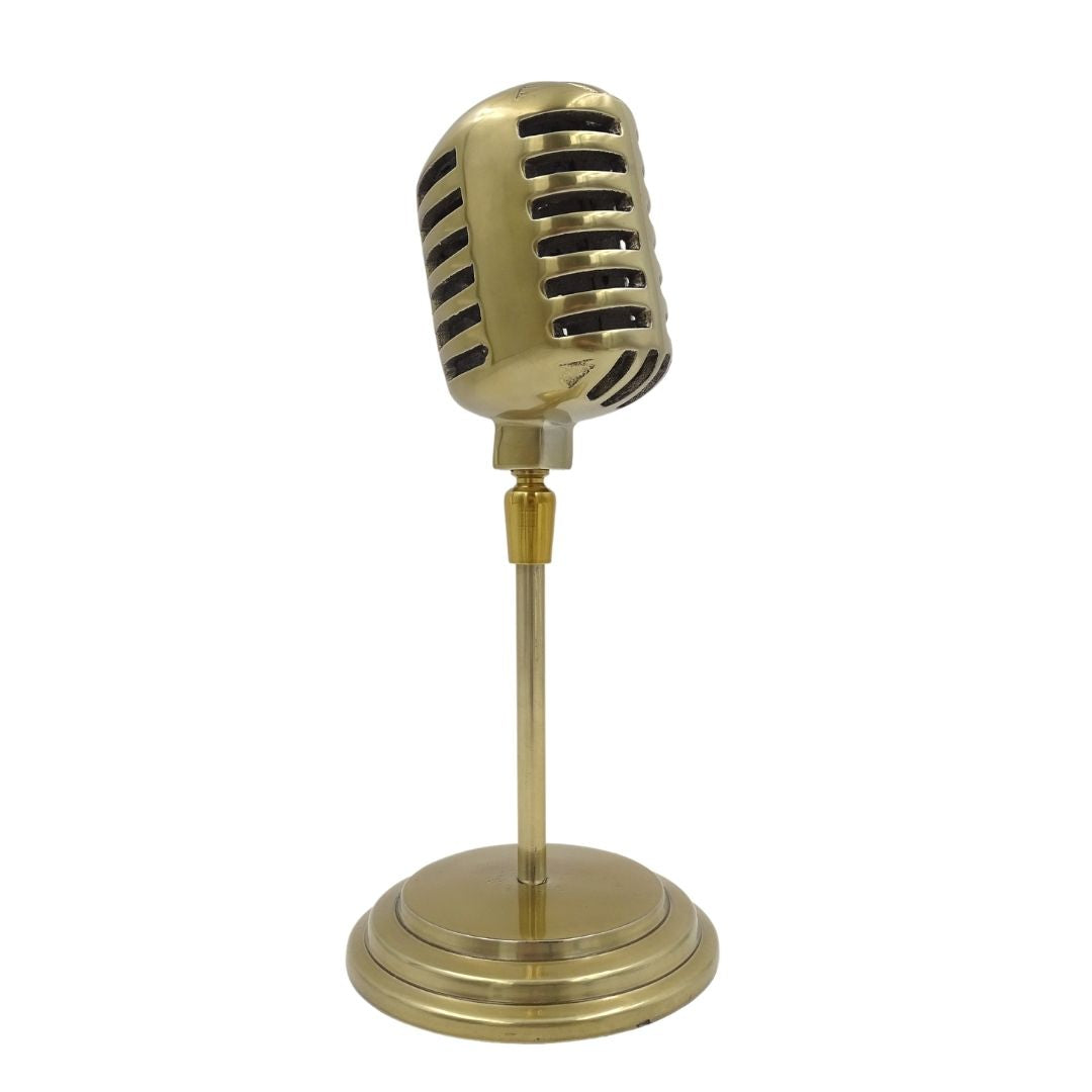 Statuette de microphone rétro - 92715B