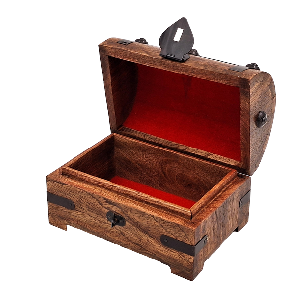 Boîte cadeau en bois - Coffre au trésor – DNU-016A