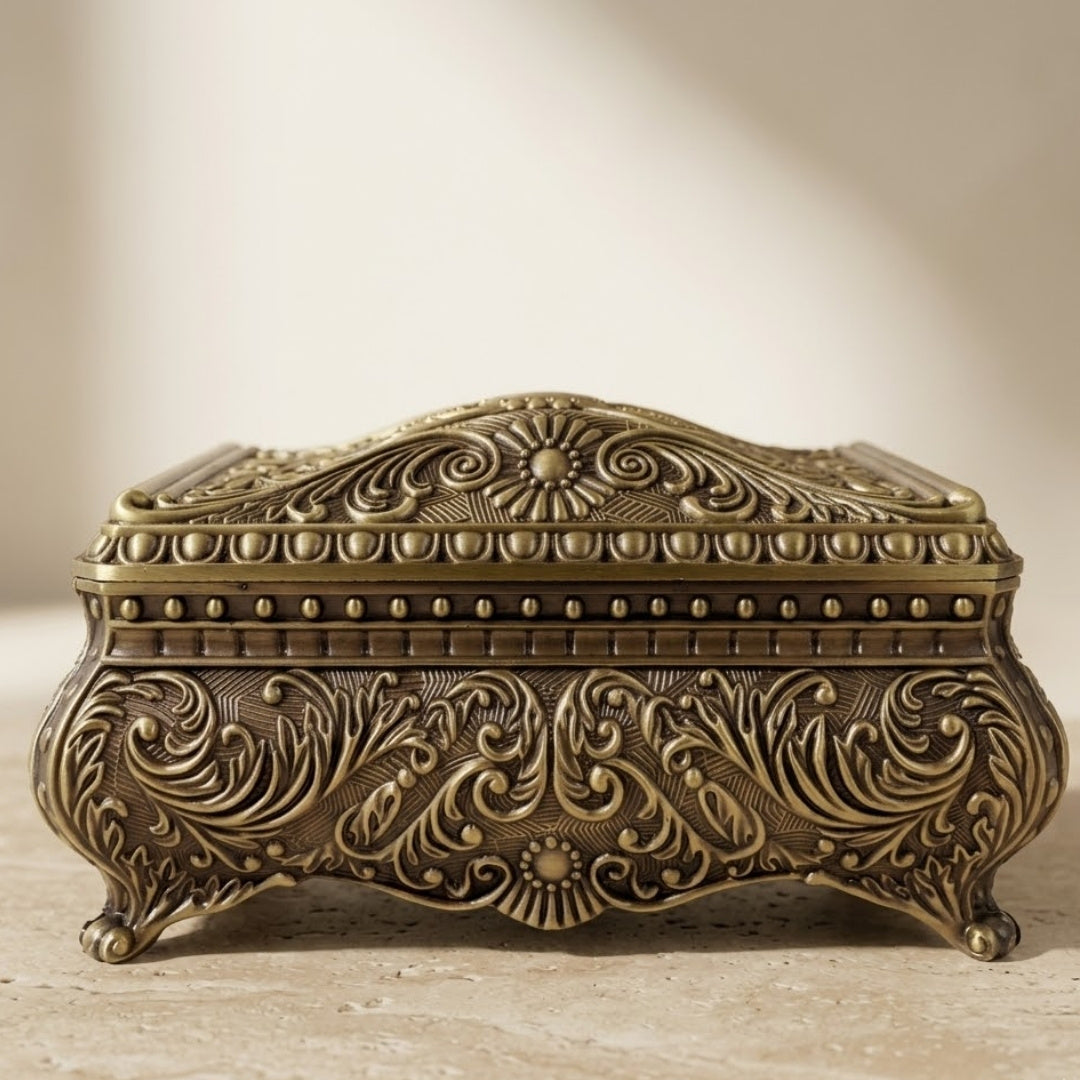 Coffret métallique doré - 21-20L