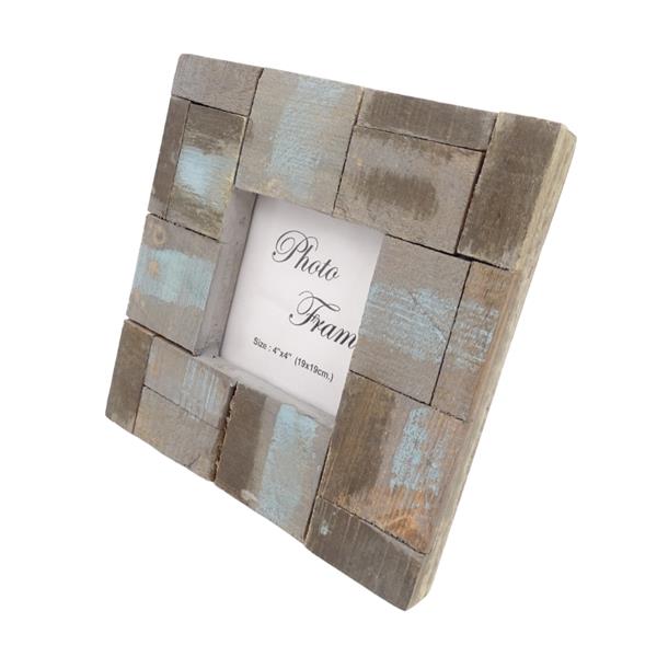 Cadre photo en bois 30350 mix - format photo 10x10cm
