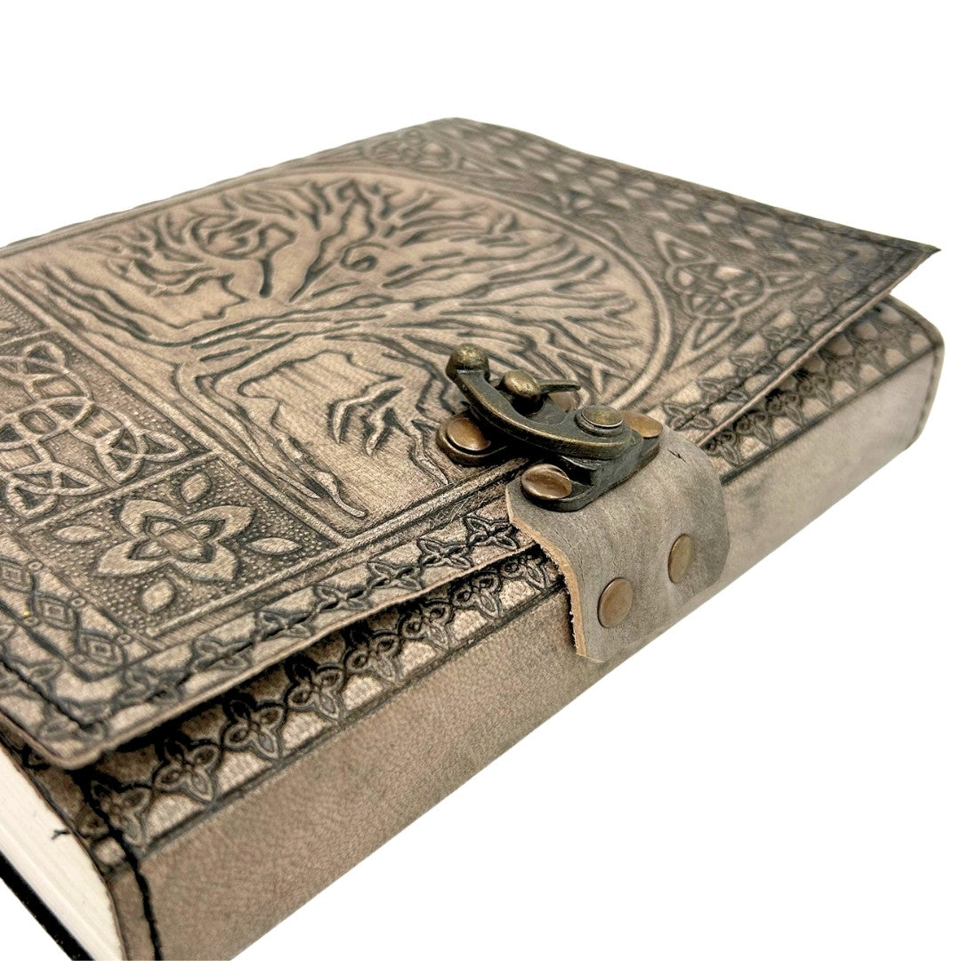 Carnet en cuir rétro Arbre de Vie – 200 pages 125 GSM - H019