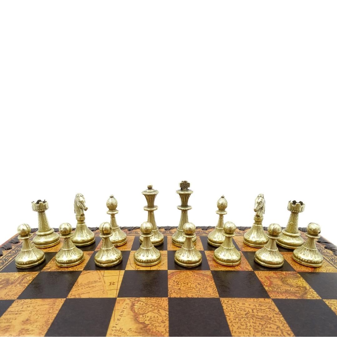 Échecs exclusifs en métal Italfama 28x28 cm – N035