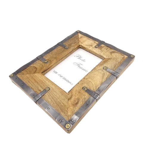Cadre photo en bois - 20915A, format photo 10x15cm
