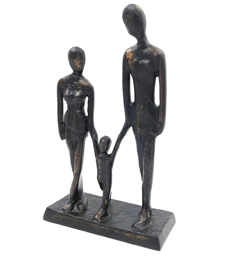 Famille avec enfant, figurine décorative DI-FIG-022