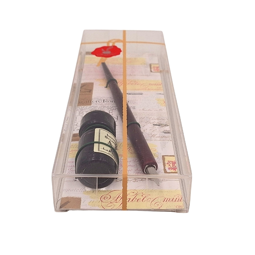 Coffret de calligraphie - Plume avec plume métallique + encre – 708