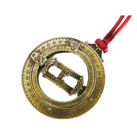 Cadran solaire miniature - anneaux astronomiques - H90