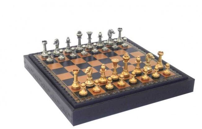 Échecs exclusifs en laiton Italfama 28x28 cm – N001