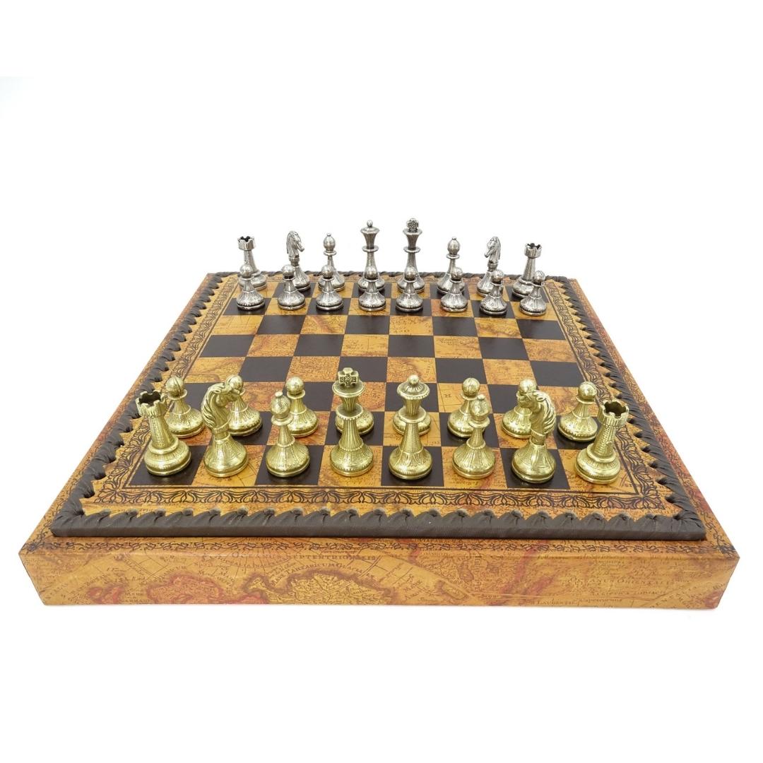 Échecs exclusifs en métal Italfama 28x28 cm – N035