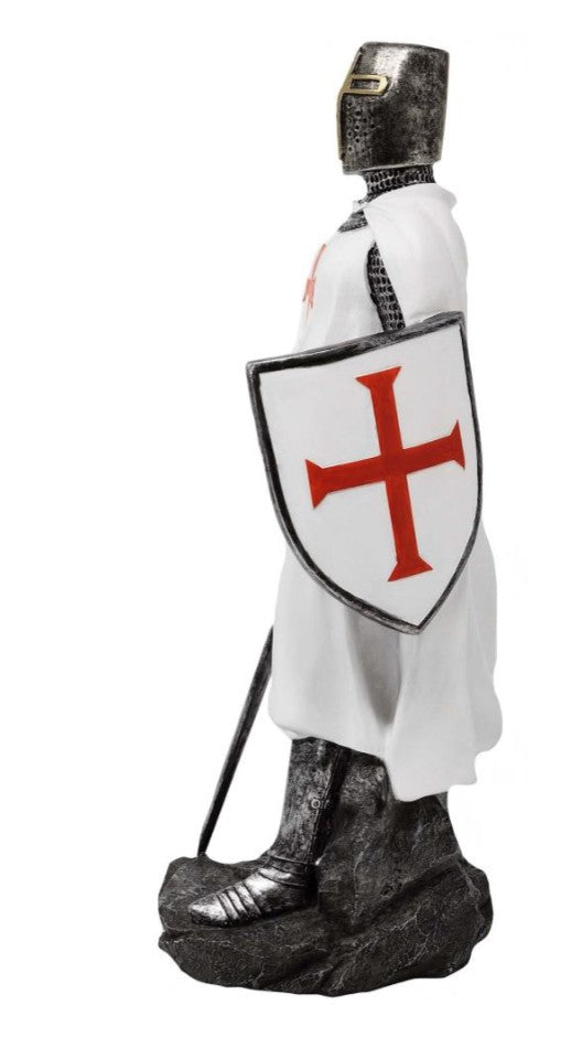 Chevalier templier – Figurine décorative 30cm – MC-23077