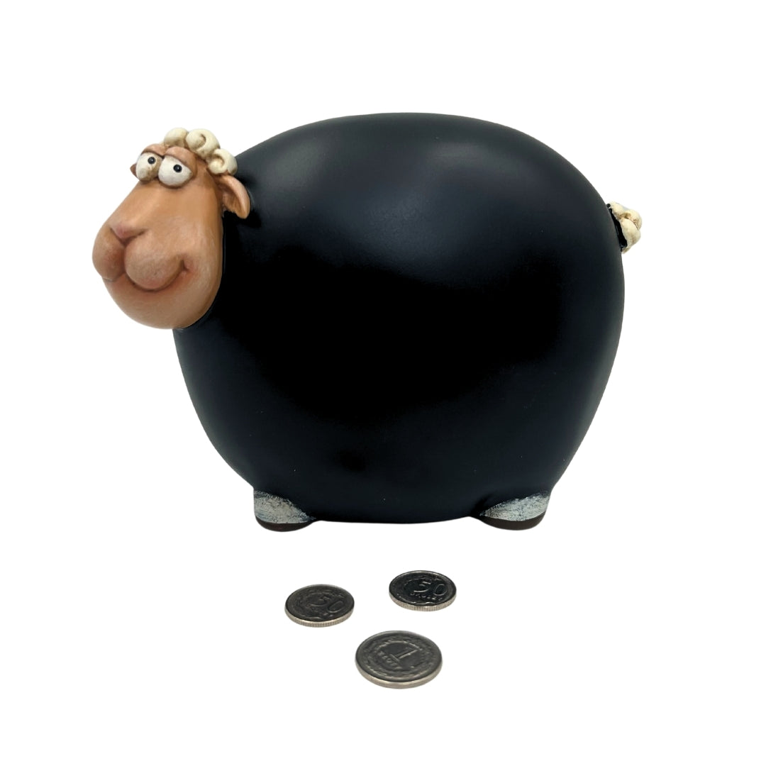 Tirelire mouton en peinture ardoise - Ardoise – CE34136