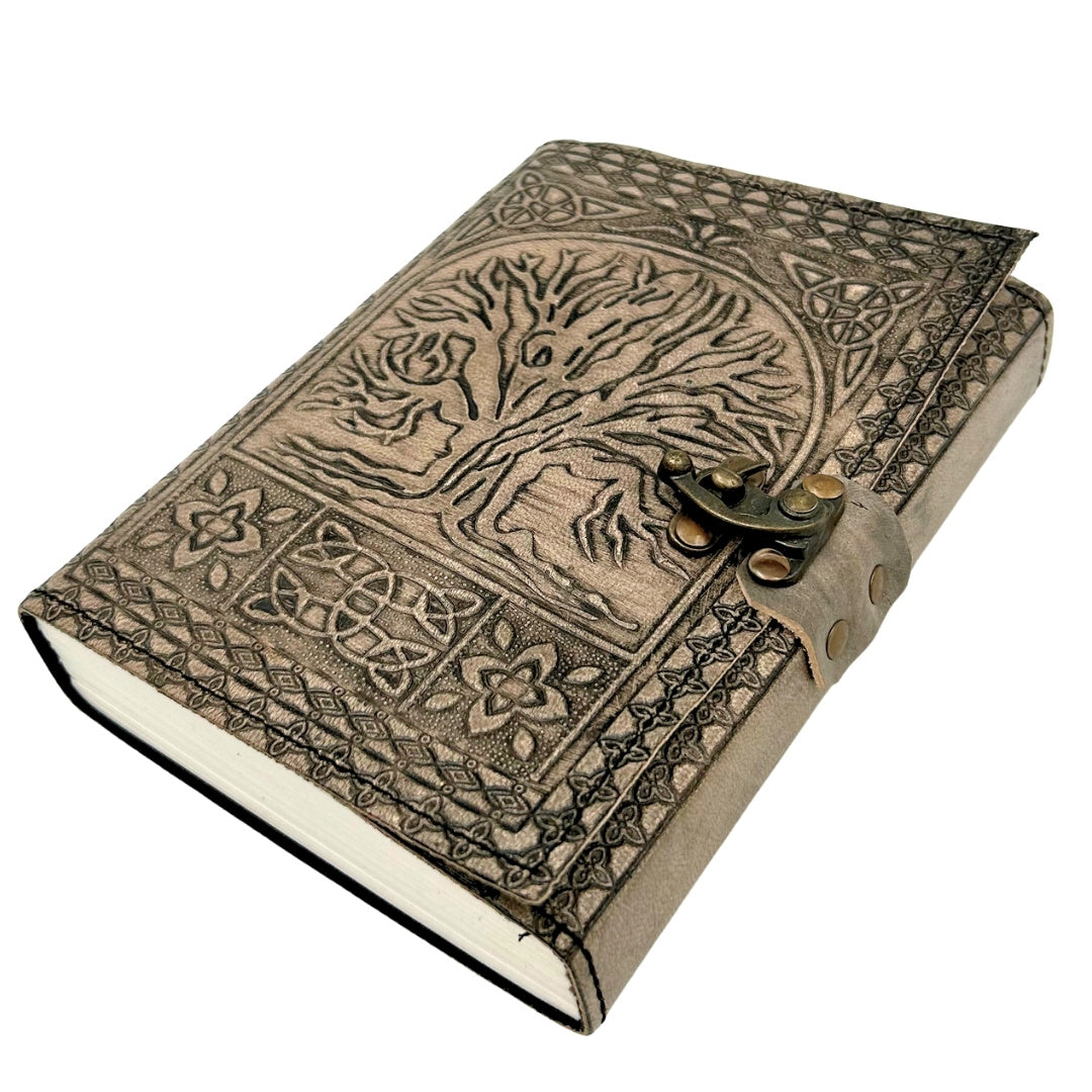 Carnet en cuir rétro Arbre de Vie – 200 pages 125 GSM - H019