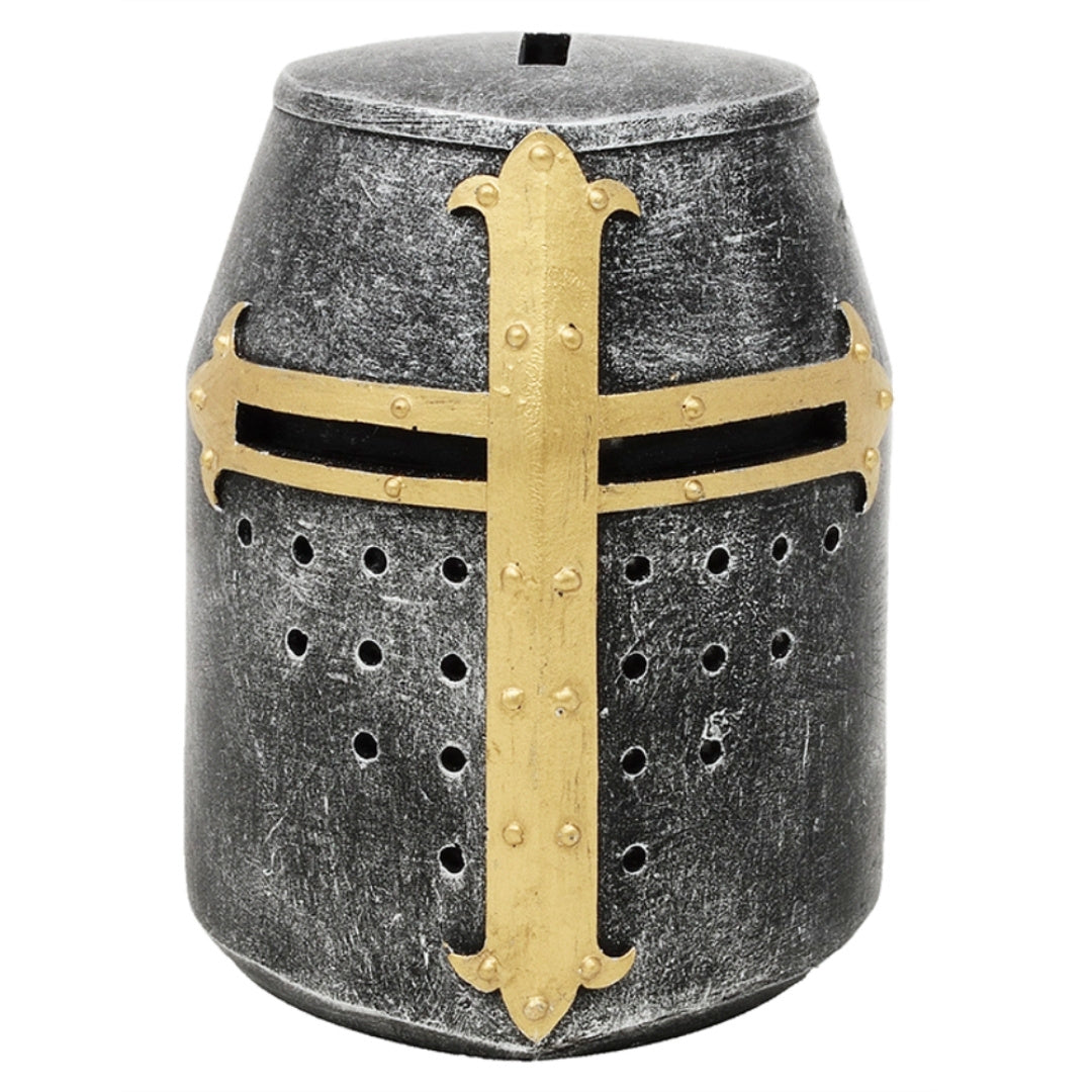 Tirelire casque de chevalier croisé – Idéale comme cadeau – MC-23092