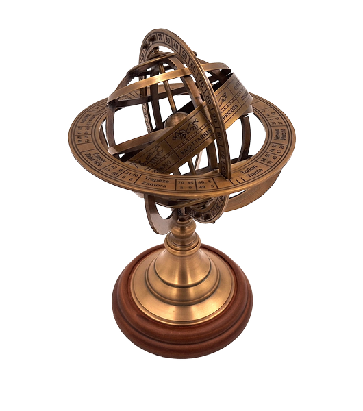 Astrolabe en laiton – Hauteur 21cm - AMG140
