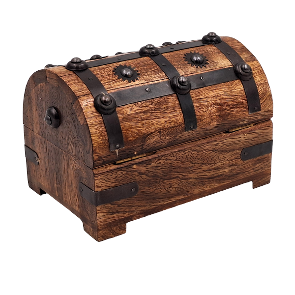 Boîte cadeau en bois - Coffre au trésor – DNU-016A
