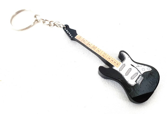 Porte-clés - guitare électrique noire - SGK-0031