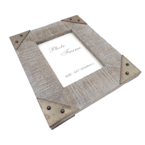 Cadre photo en bois - 30375 - format photo 13 x 18cm