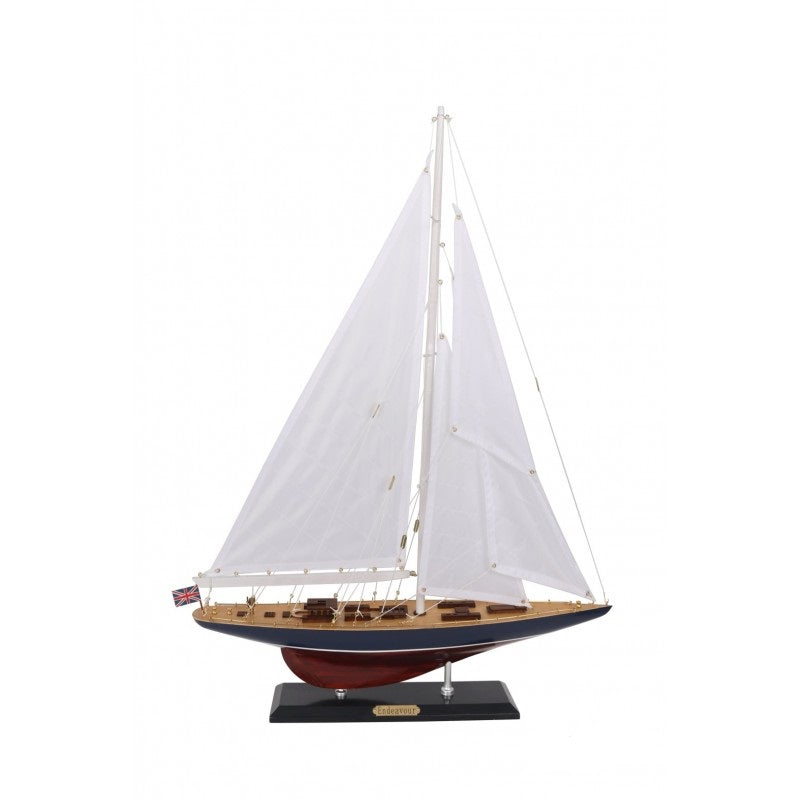 Maquette réplique du yacht Endeavour hauteur 70cm – END