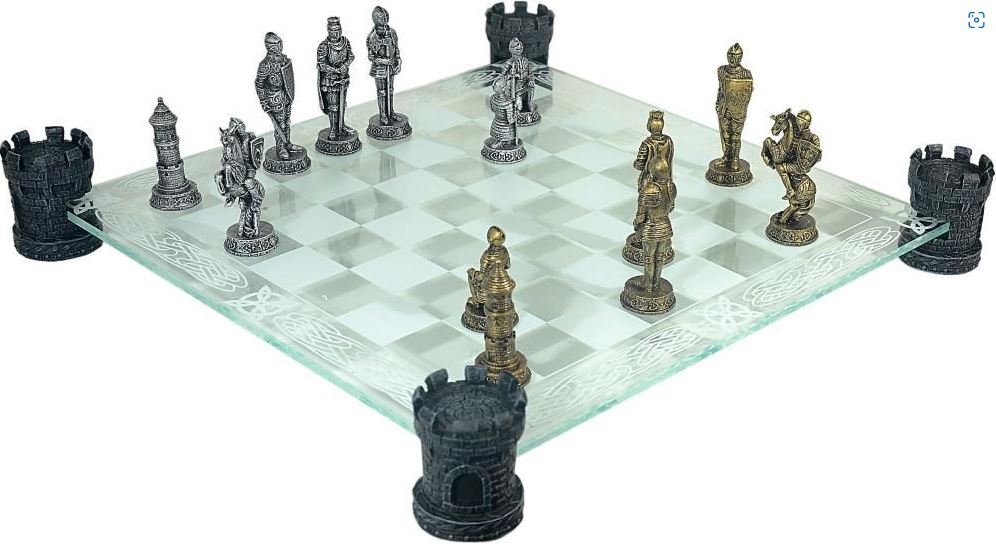 Échecs chevaleresques 42 x 42cm - MC-6061