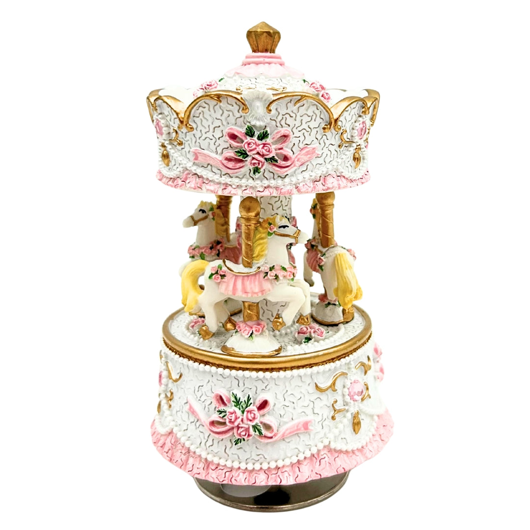 Boîte à musique carrousel pastel - MP-333