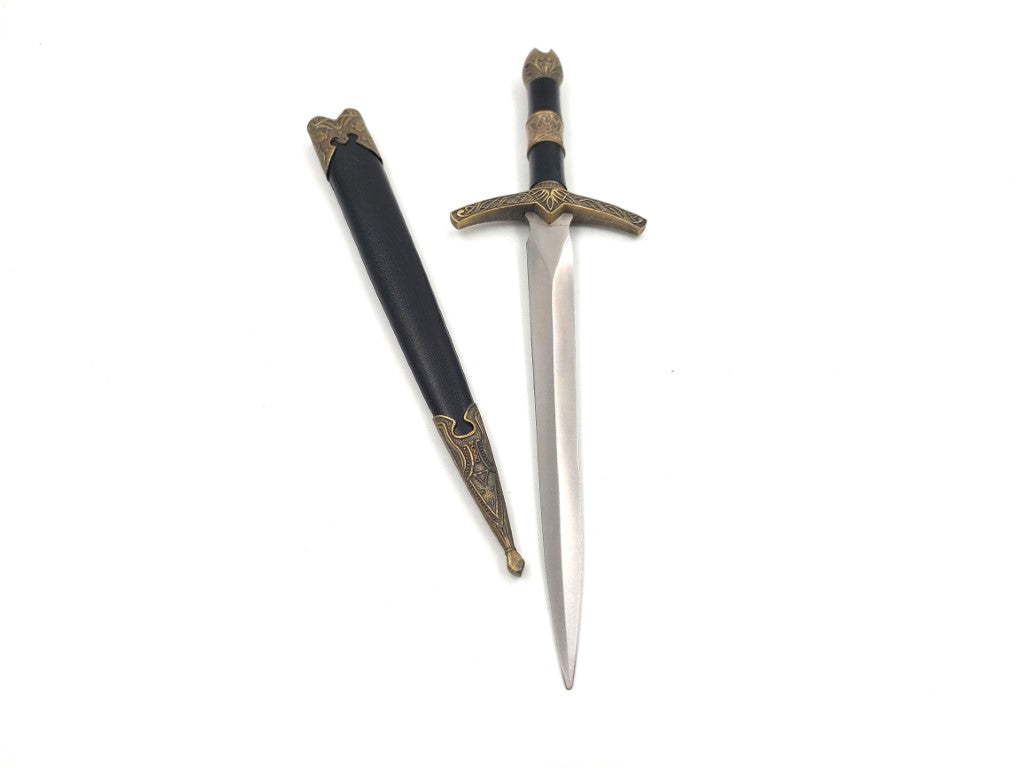 Dague de chevalier décorative en acier - Réplique - SW-178