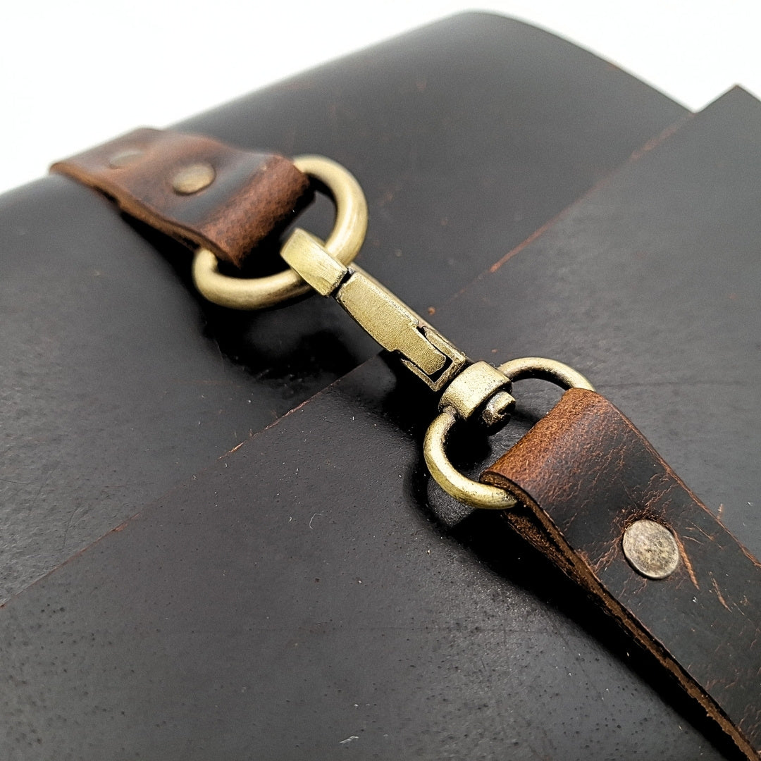 Élégant carnet en cuir rétro 200 pages vintage - AH06