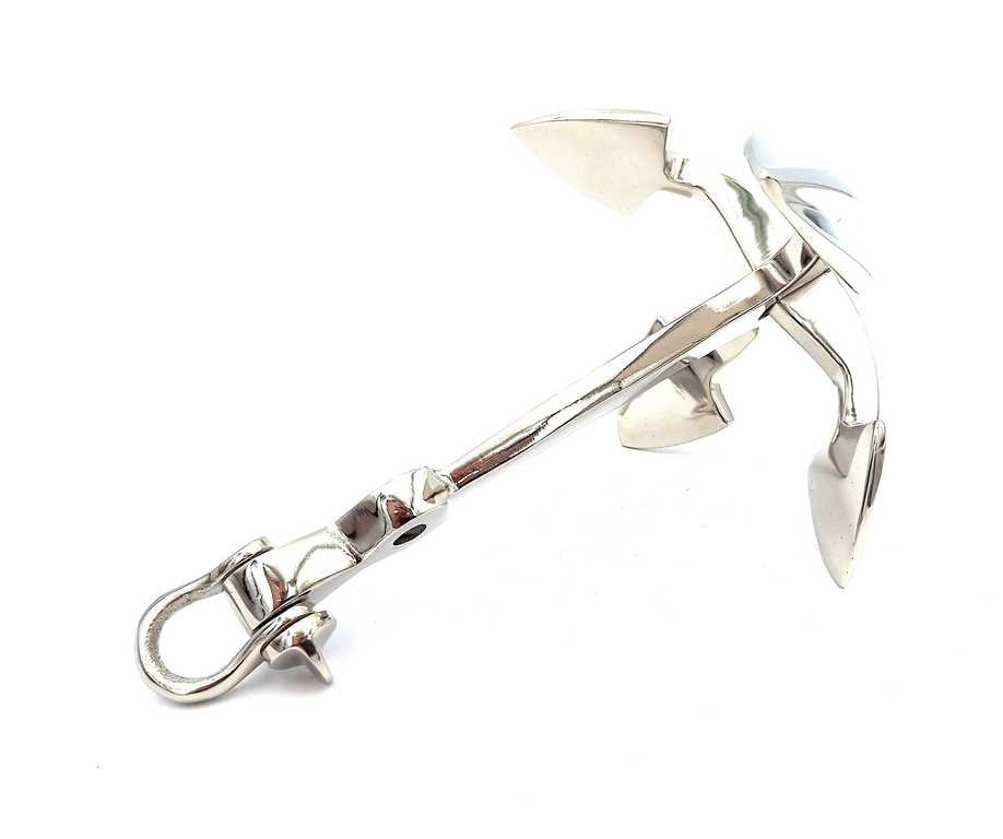 Ancre en métal - Décoration marine - 20 cm - N-2988