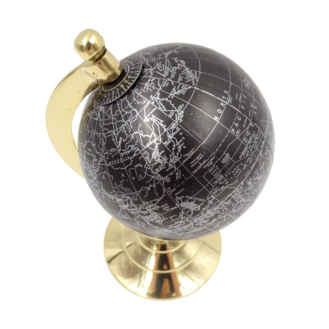 Globe décoratif noir et or – MMG004S