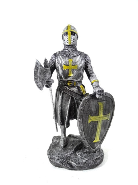Chevalier - croisé - Figurine décorative - Hauteur 18cm - MC-23079