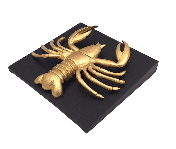 Cancer - figurine décorative dorée – CAN2