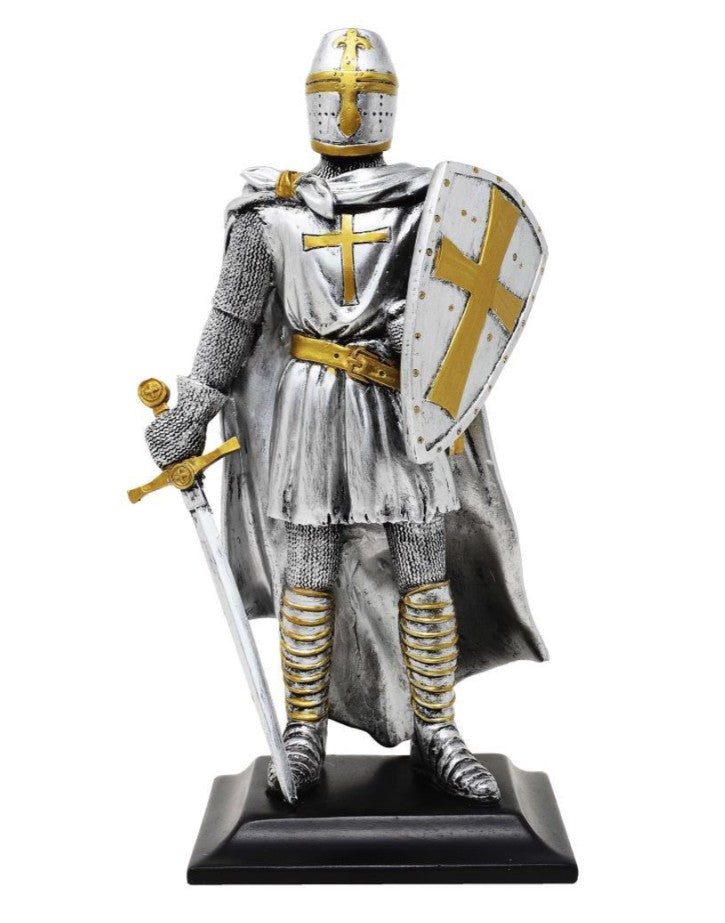 Chevalier - croisé - grande figurine en polyrésine - MC-36049