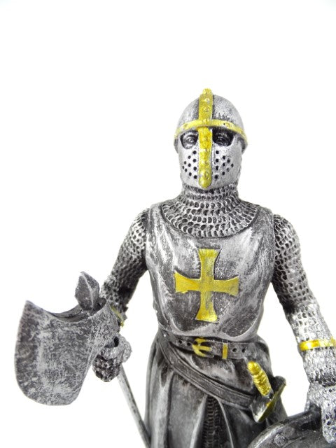 Chevalier - croisé - Figurine décorative - Hauteur 18cm - MC-23079