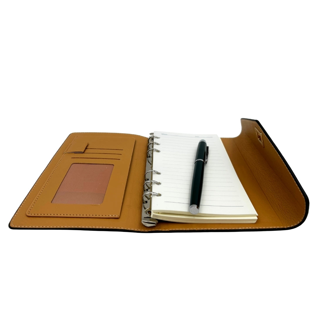 Élégant coffret cadeau - carnet en cuir avec stylo dans une boîte cadeau – premium – EE8