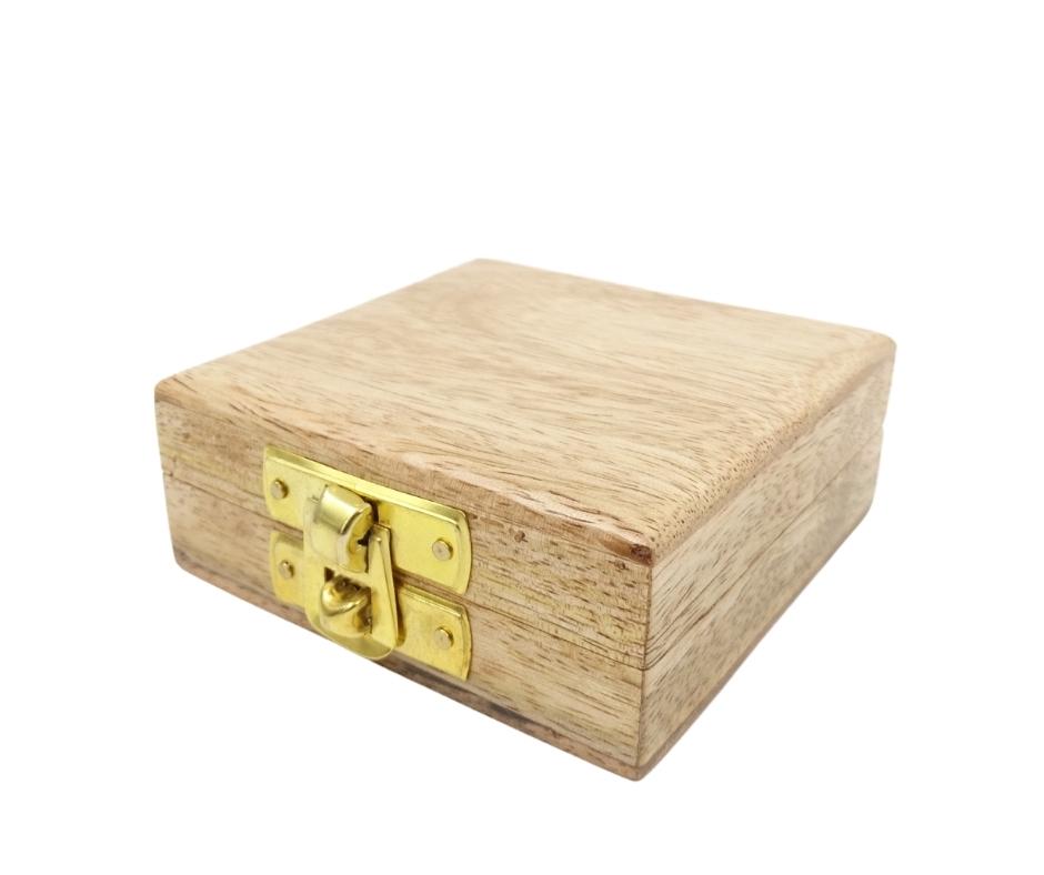 Porte-clés Bouée de sauvetage BN-2158 dans une boîte en bois