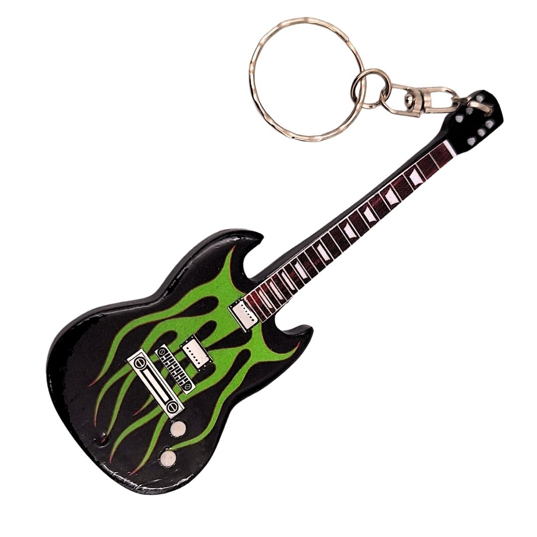 Porte-clés en bois guitare Metallica James Hetfield Grynch Heavy Metal – EGK-1211