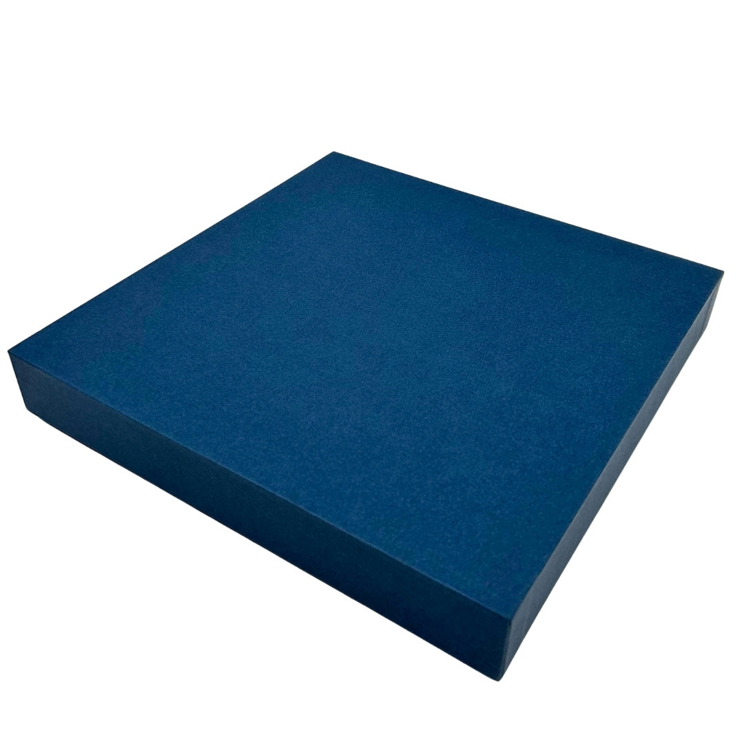 Coffret cadeau élégant carnet en cuir bleu marine A5 avec stylo dans une boîte cadeau - EE13