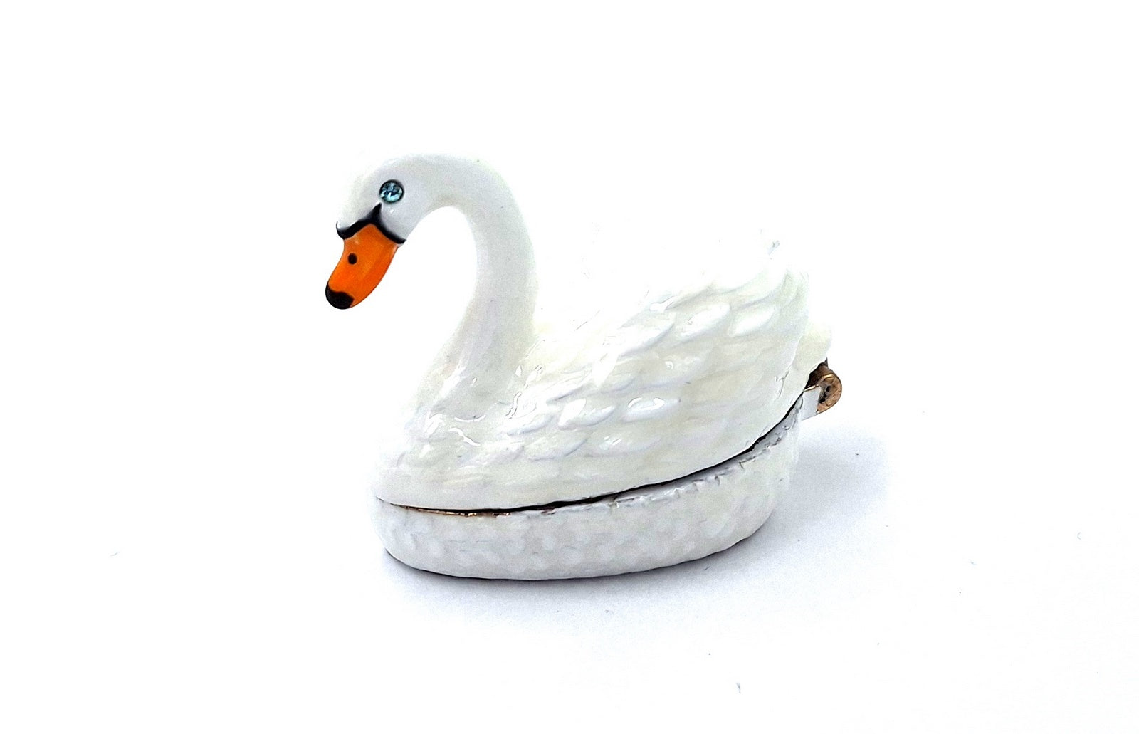 Petite boîte cadeau exceptionnelle en métal – Cygne - B0736-02