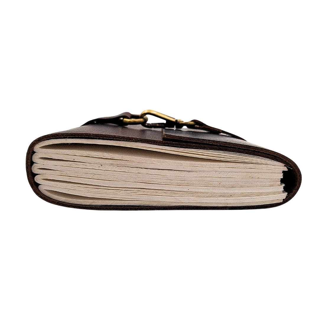 Élégant carnet en cuir rétro 200 pages vintage - AH06