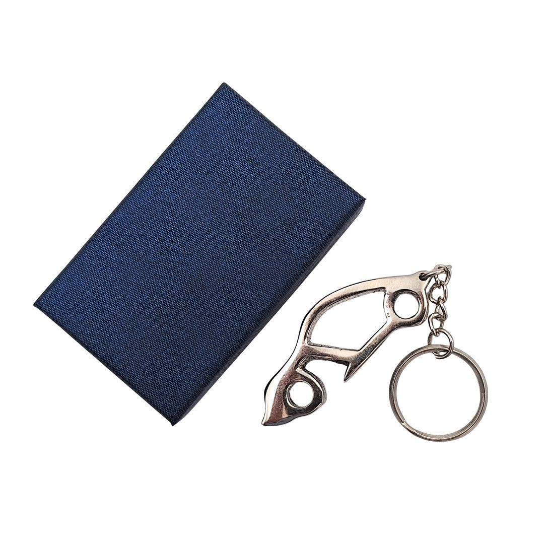 Porte-clés voiture en métal avec décapsuleur dans un coffret élégant – Gadget pour amateur d’automobile – MT204A
