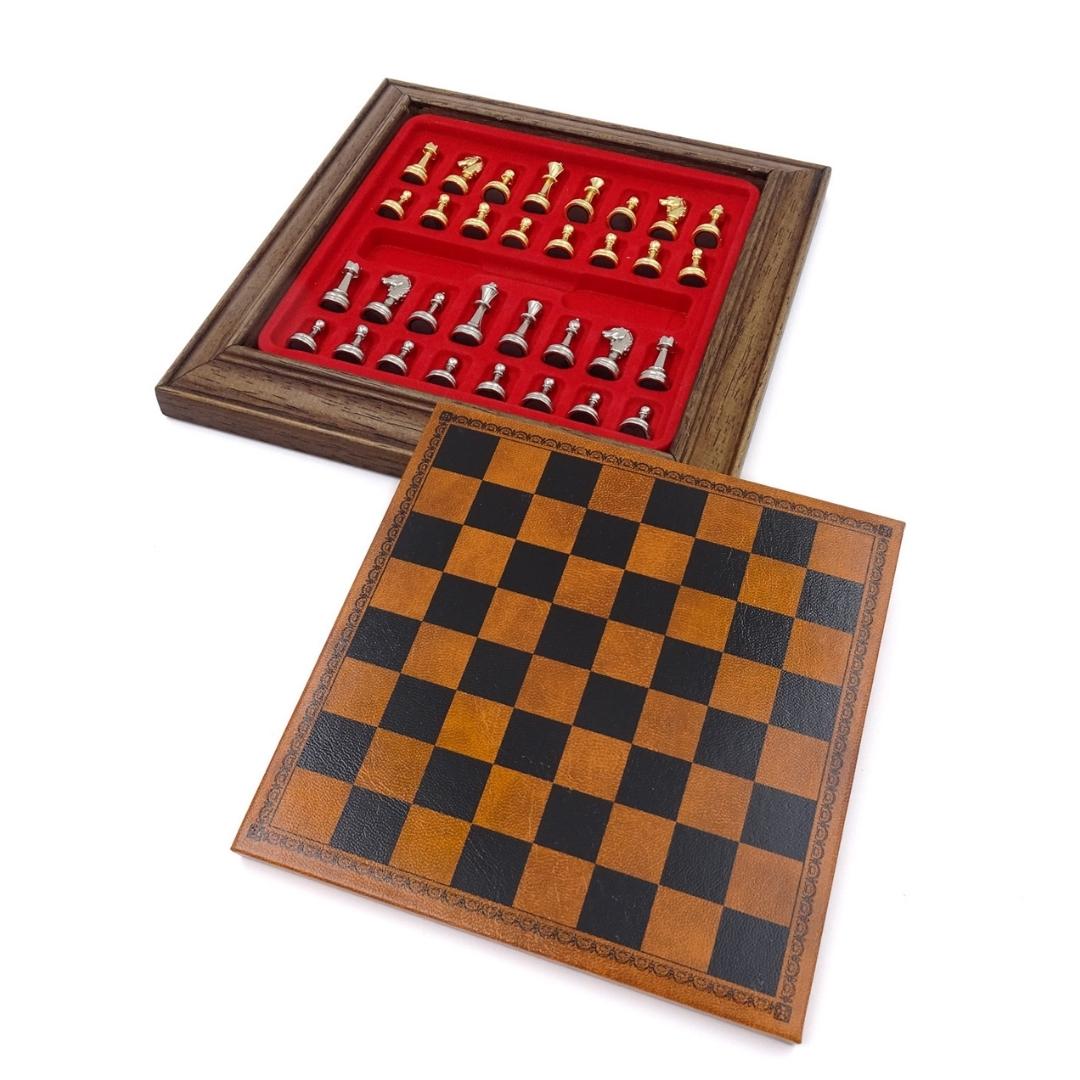 Échecs magnétiques exclusifs en métal Italfama 18x18 cm – N300