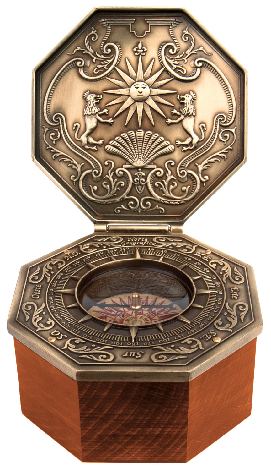 Compas magnétique Cardan exclusif - réplique - cadeau marin – H44