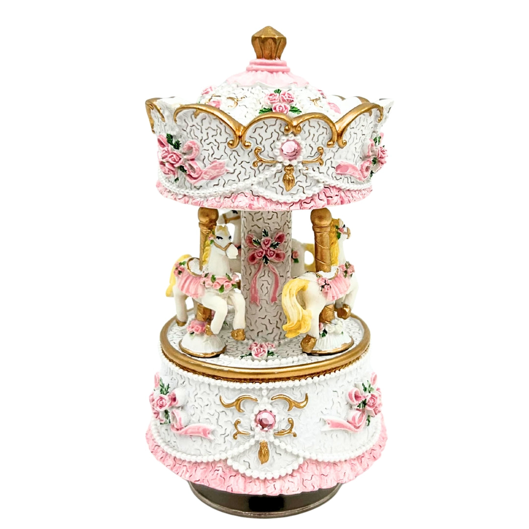 Boîte à musique carrousel pastel - MP-333