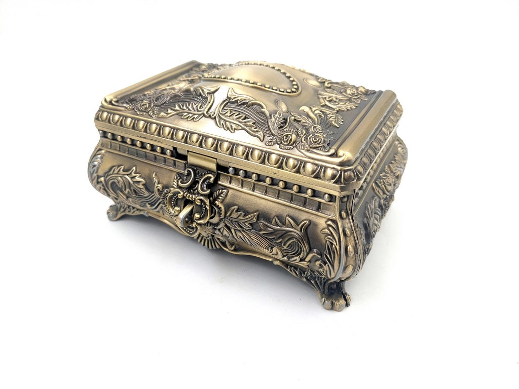 Coffret métallique doré - 21-20L