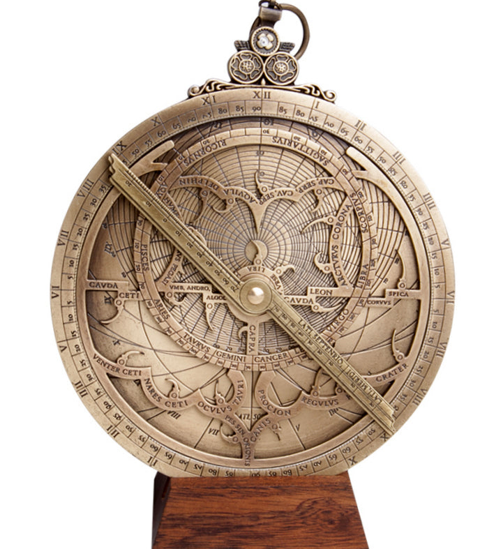 Grand astrolabe en laiton Hartmann - réplique - H37