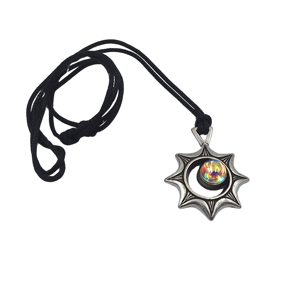 Collier Éclipse solaire – Illusion optique – Cadeau pour voyageur - ECL32