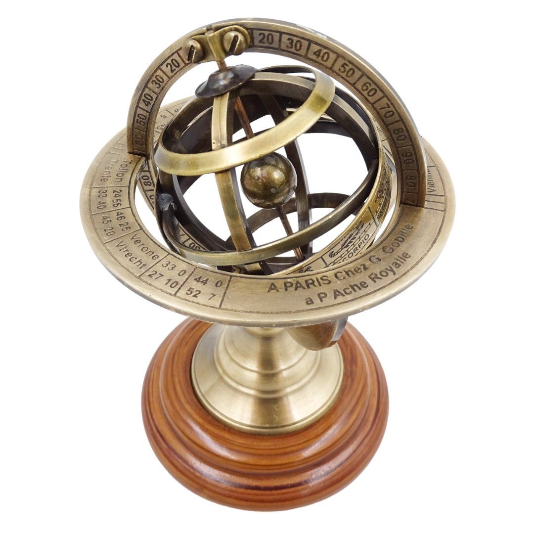 Astrolabe en laiton 14cm - NC1911