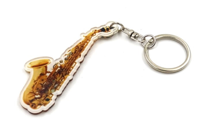 Porte-clés saxophone en acrylique ACI-8034